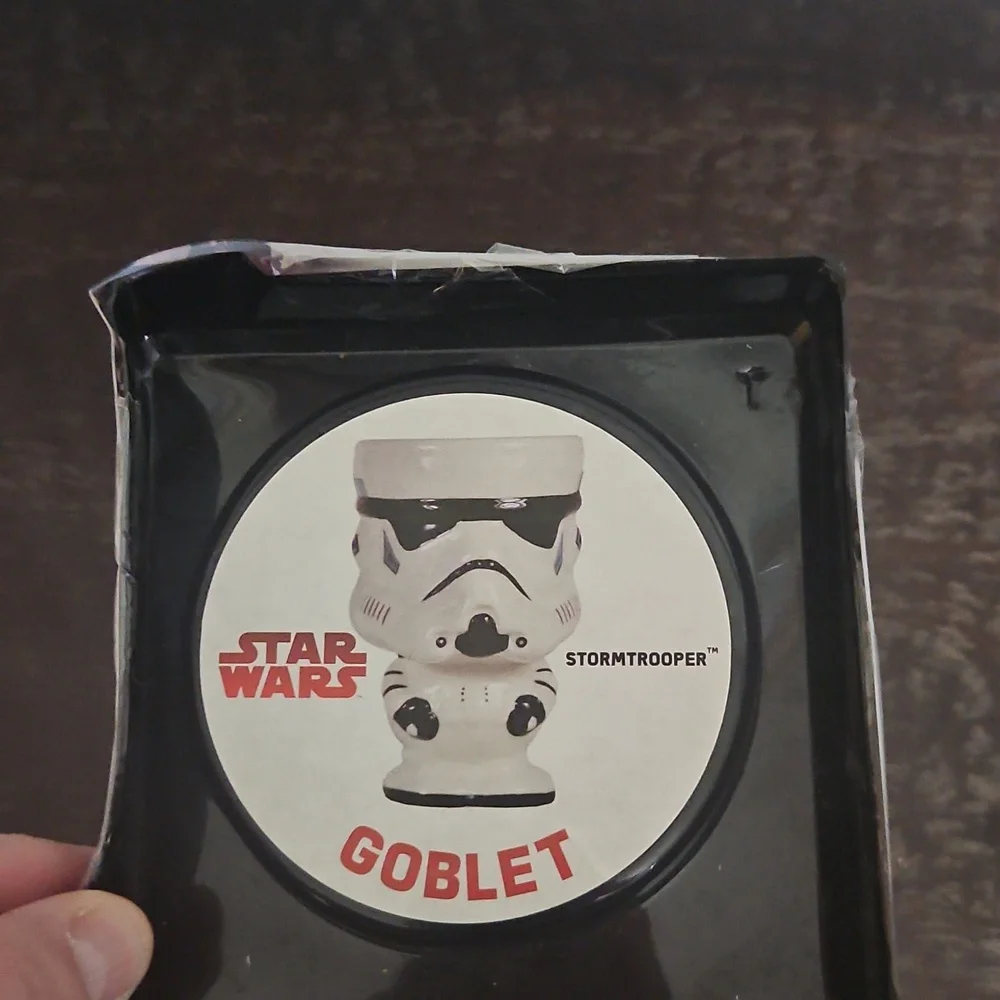 Star Wars Black and White Stormtrooper Goblet - Picture 2 of 11